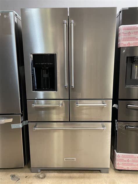 KitchenAid – 25.8 Cu. Ft. 5-Door French Door Refrigerator – Stainless steel – Made Appliance Outlet