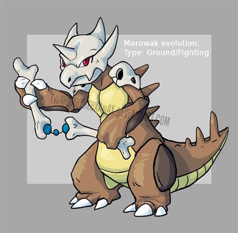 Marowak Evolution by Twarda8 on DeviantArt