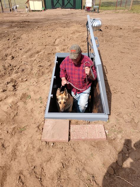 Below Ground Tornado Shelters - Garage Underground Storm Shelters