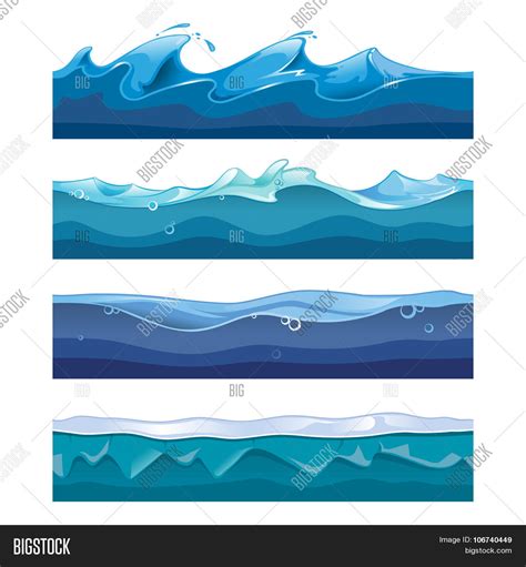 Seamless Ocean, Sea, Vector & Photo (Free Trial) | Bigstock