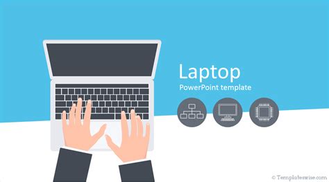 Laptop PowerPoint Template and Google Slides