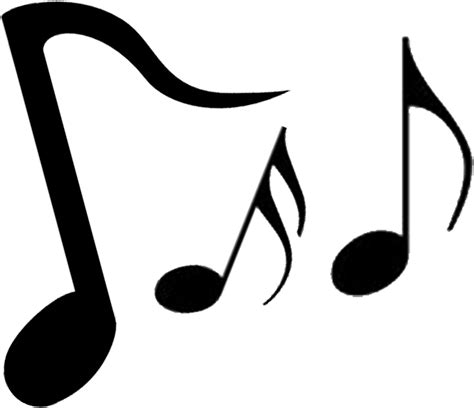 Music notes black and white music notes musical clip art free music note clipart image 1 ...