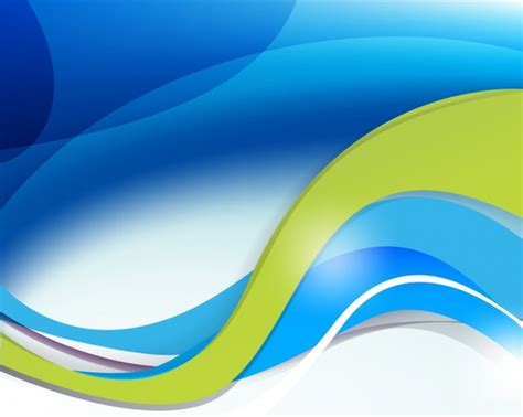 Abstract blue and green curve waves vector background free vector download (53,014 Free vector ...