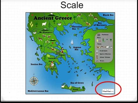 Ancient Greece Map With Landforms