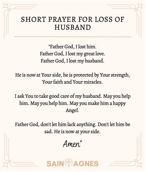 7 Prayers For Loss of Husband (Deceased Husband in Heaven)