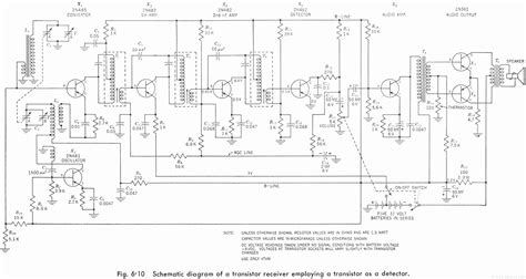 Typical AM Transistor Radio Circuit Diagram Large Image