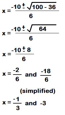 Quadratic Formula Calculator