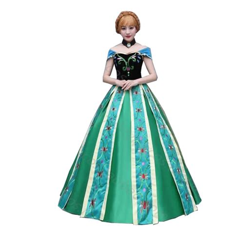 Aliexpress.com : Buy 2017 Custom Made Anna Coronation Dress Princess Anna Costumes Outfit Anna ...