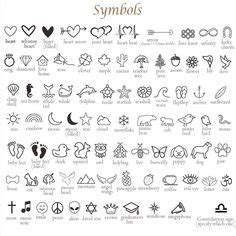 150 Symbol drawing ideas in 2024 | symbol drawing, tattoo flash art, doodle tattoo