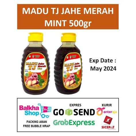 Jual Madu Tj Jahe Merah 500Gr - Peralatan Kesehatan Lainnya Termurah, Harga Promo