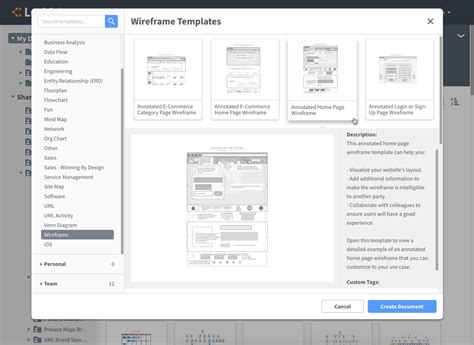 Wireframe Software - Wireframe Tool Online | Lucidchart