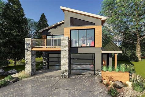 Ultra-Modern Tiny House Plan - 62695DJ | Architectural Designs - House Plans