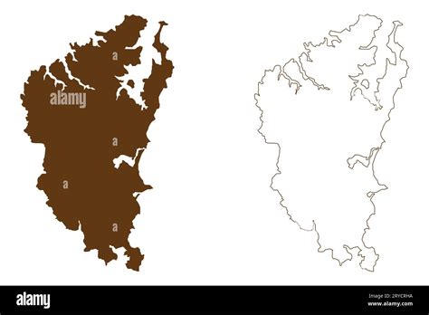 Northern Beaches Council (Commonwealth of Australia, New South Wales, NSW) map vector ...