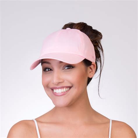 Spony Ponytail Baseball Cap - Wear it 2 Ways!! Pink Minx