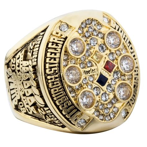 Replica 2008 Pittsburgh Steelers Super Bowl Football Championship Ring Size 8 14 Best Fan Gift ...