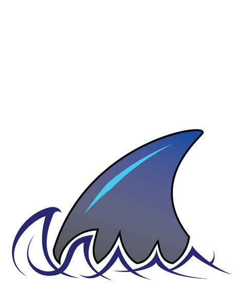 Shark fin clipart - Clipground