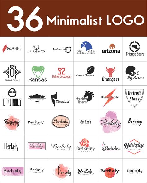 36 Minimalist Logo Pack 2 By Creative Mount | TheHungryJPEG