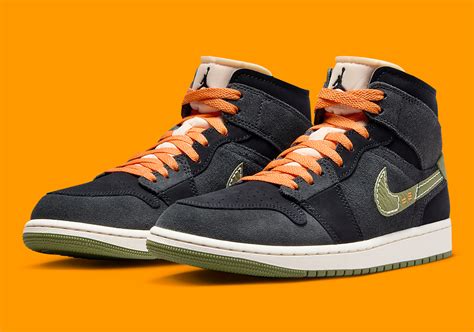 Air Jordan 1 Mid SE Craft "Halloween" FD6817-003 | SneakerNews.com