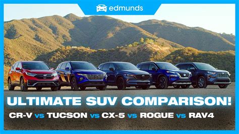 Comparación De La Mejor SUV Pequeña De 2021: CR-V, RAV4, CX-5, Rogue Y Tucson | Vida Con Tecnología