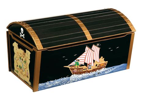 Pirate Treasure Chest Toy Box Plans - Image to u