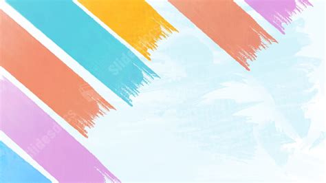 Simple Paint Cute Colorful Business Creative Powerpoint Background For Free Download - Slidesdocs