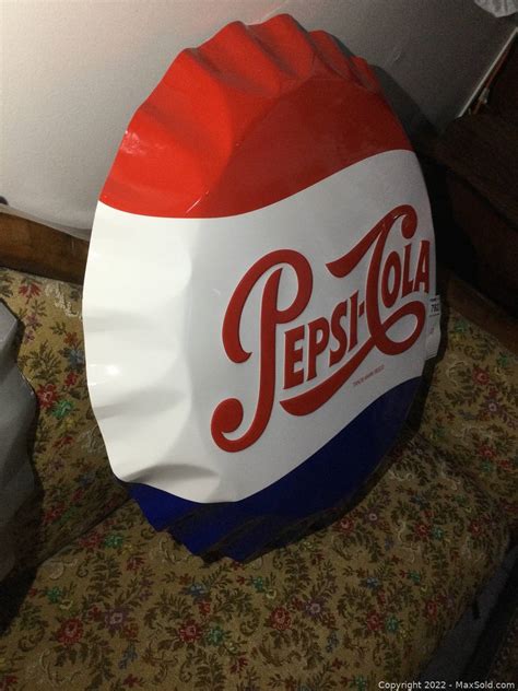 Pepsi Bottle Cap Sign A | #4580543586