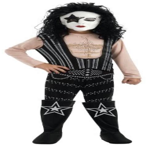 Starchild KISS Band Paul Stanley Rock Star Fancy Dress Halloween Child Costume - Walmart.com ...