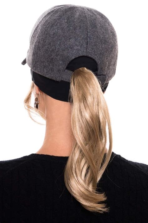 Hat with Ponytail Attached | Baseball Cap with Ponytail