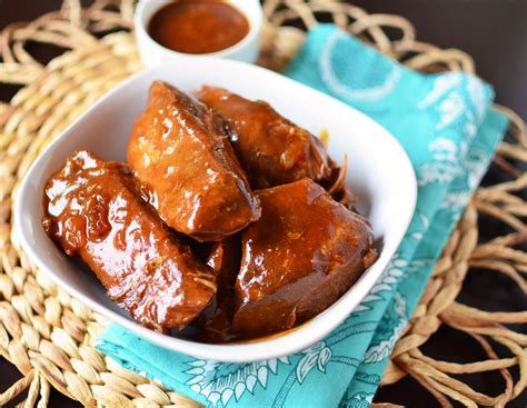 Slow Cooker Boneless BBQ Pork Ribs - Simple, Sweet & Savory