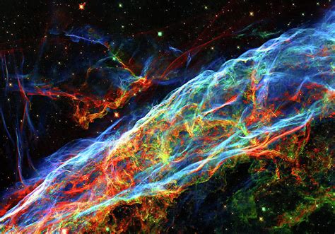 Veil Nebula Supernova Remnant Photograph by NASA Images