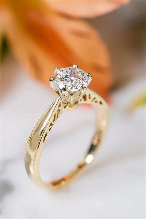 18 The Best Yellow Gold Engagement Rings From Pinterest | Oh So Perfect Proposal