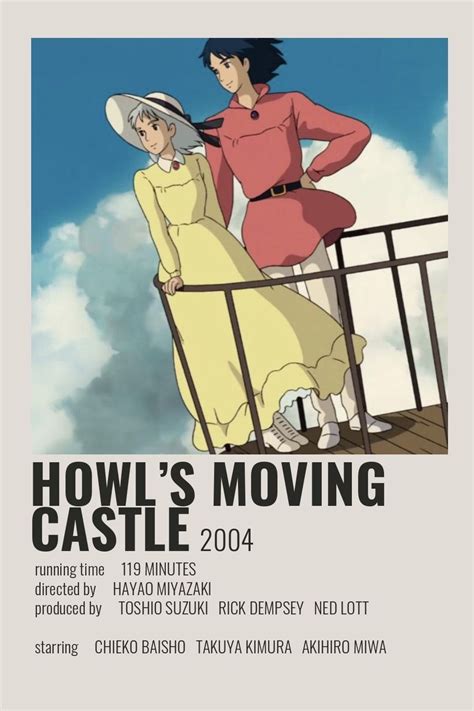 Howl's Moving Castle Movie, Howl's Moving Castle Poster, Studio Ghibli Poster, Studio Ghibli ...