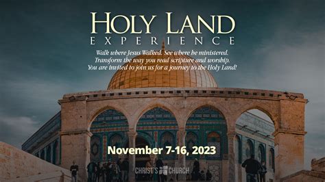 Holy Land Experience | Christ's Church