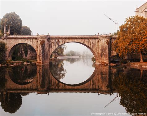 São Gonçalo bridge in Amarante, Portugal - Drone Photography - Drone Photography