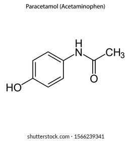 Paracetamol Formula Doodle Icon Stock Vector (Royalty Free) 1165694050 | Shutterstock