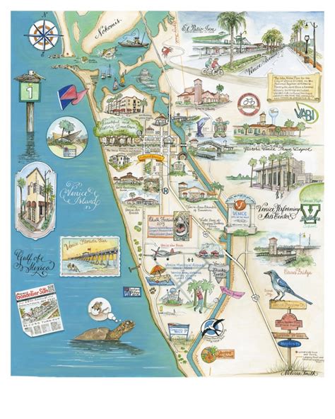 Map Of Venice Beach California Venice Beach Florida Map Maps - Venice Beach Florida Map ...