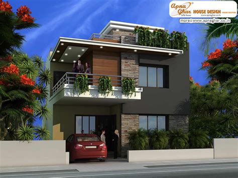 Simple Duplex House Design In India