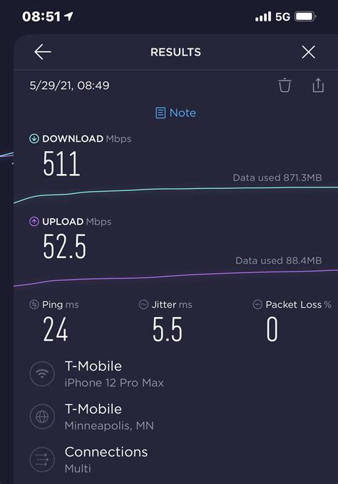 Pre-testing 5G internet speed... | T-Mobile Community