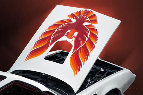 Firebird Hood Emblem Photograph by Thomas Woolworth - Pixels