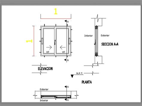 Detalles Constructivos De Puertas Y Ventanas En Autocad Hago