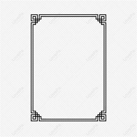 Simple Border, Black And White, Simple Border, Antique PNG Image Free Download And Clipart Image ...