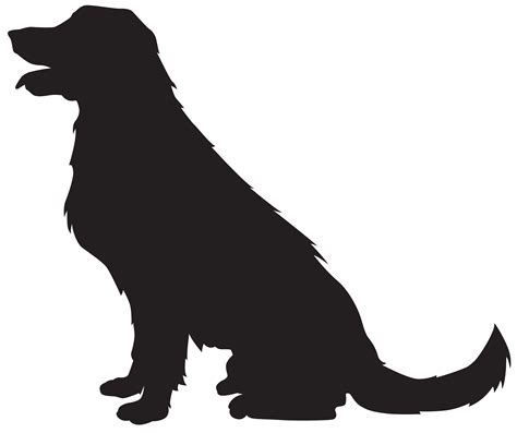 Dog Silhouette PNG Transparent Clip Art Image | Dog silhouette, Silhouette clip art, Silhouette art