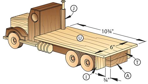 Construction-Grade Concrete Truck Woodworking Plan from WOOD Magazine | Wooden toys, Wooden toys ...