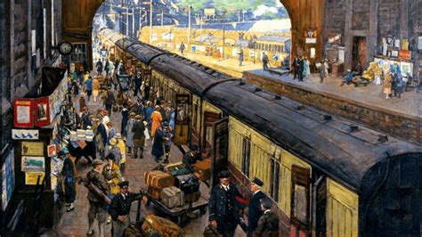 Railway Station Paintings, Golden Age of Train Travel | DailyArt Magazine