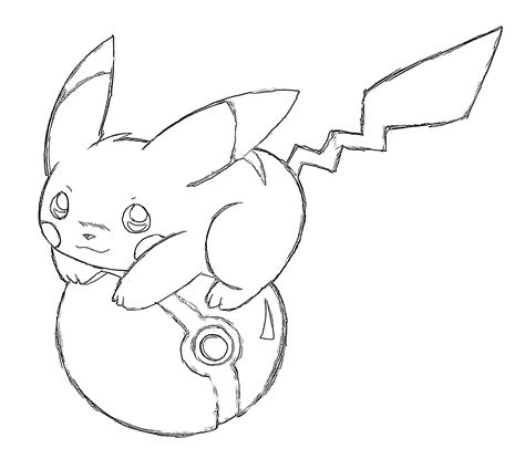 Pikachu Pokeball Coloring Page Coloring Pages | Images and Photos finder