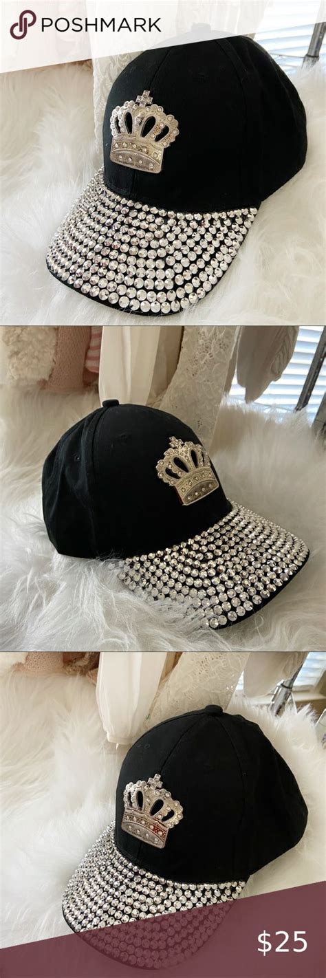 Black Ball Cap with Bling | Ball cap, Women botique, Cap