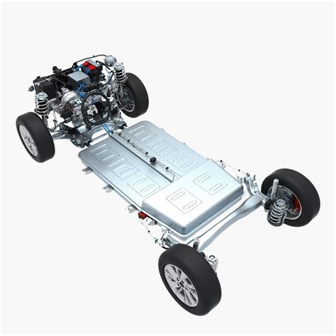 Electric car chassis 3D model - TurboSquid 1628171