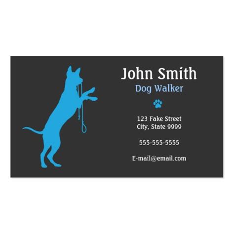 1,000+ Dog Walking Business Cards and Dog Walking Business Card Templates | Zazzle