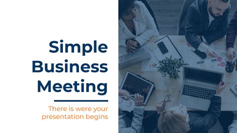 Simple Business Meeting Google Slides & PowerPoint template