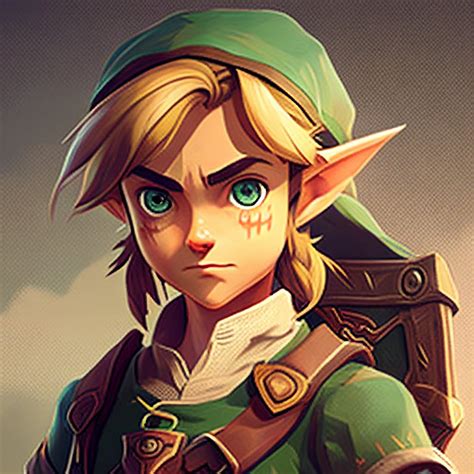 Link Legend of Zelda: Tears of the Kingdom Fan Art Close up Portrait Digital Image - Etsy